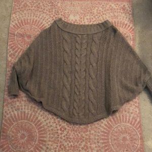 Ann Taylor loft sweater cape